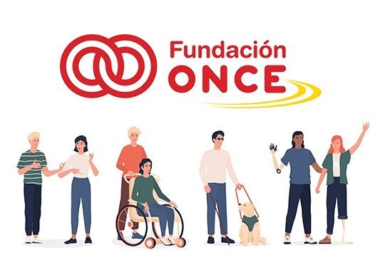 gente discapacitada que disfruta de los beneficios de la fundación once